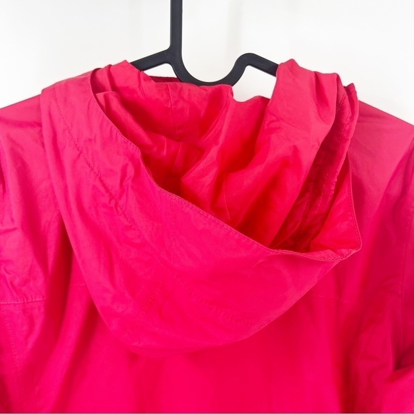 ✅ COLUMBIA LIGHTWEIGHT FULL ZIP JACKET WITH HOOD IN RED SIZE MEDIUM - Picture 5 of 6